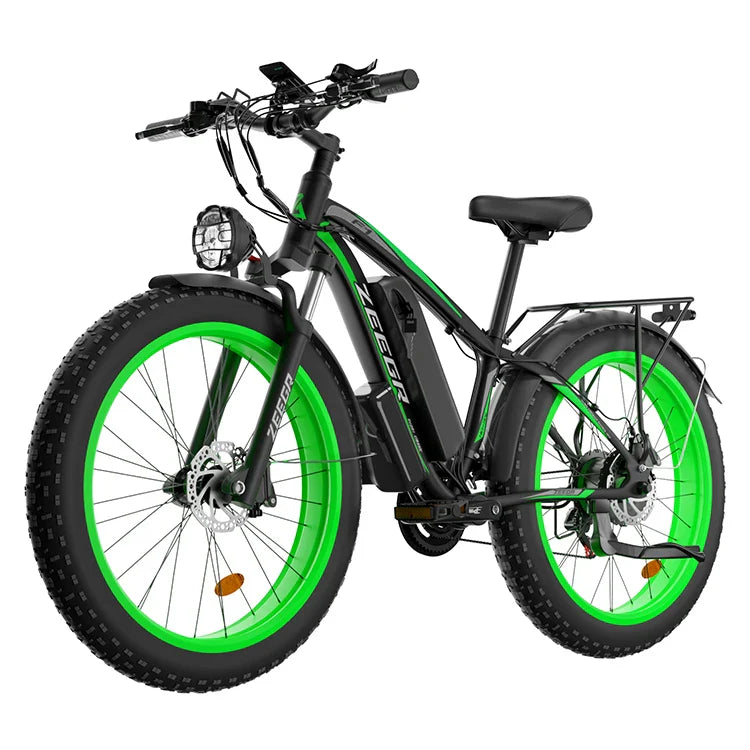 KTX-286355 Dual Motor 2000W Electric Fat Bike with 26-Inch Wheels and Hydraulic Disc Brakes