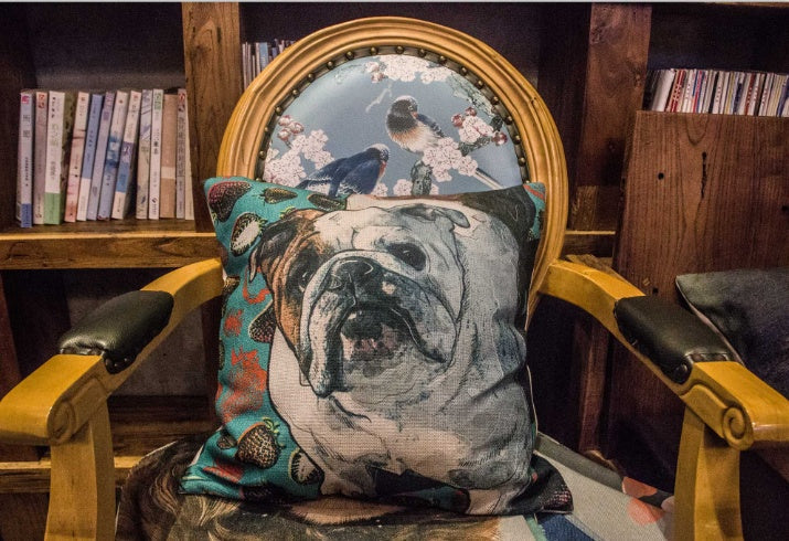 KTX-286611 Memory Foam Cushion Cover Pillow - American Style, 45x45cm