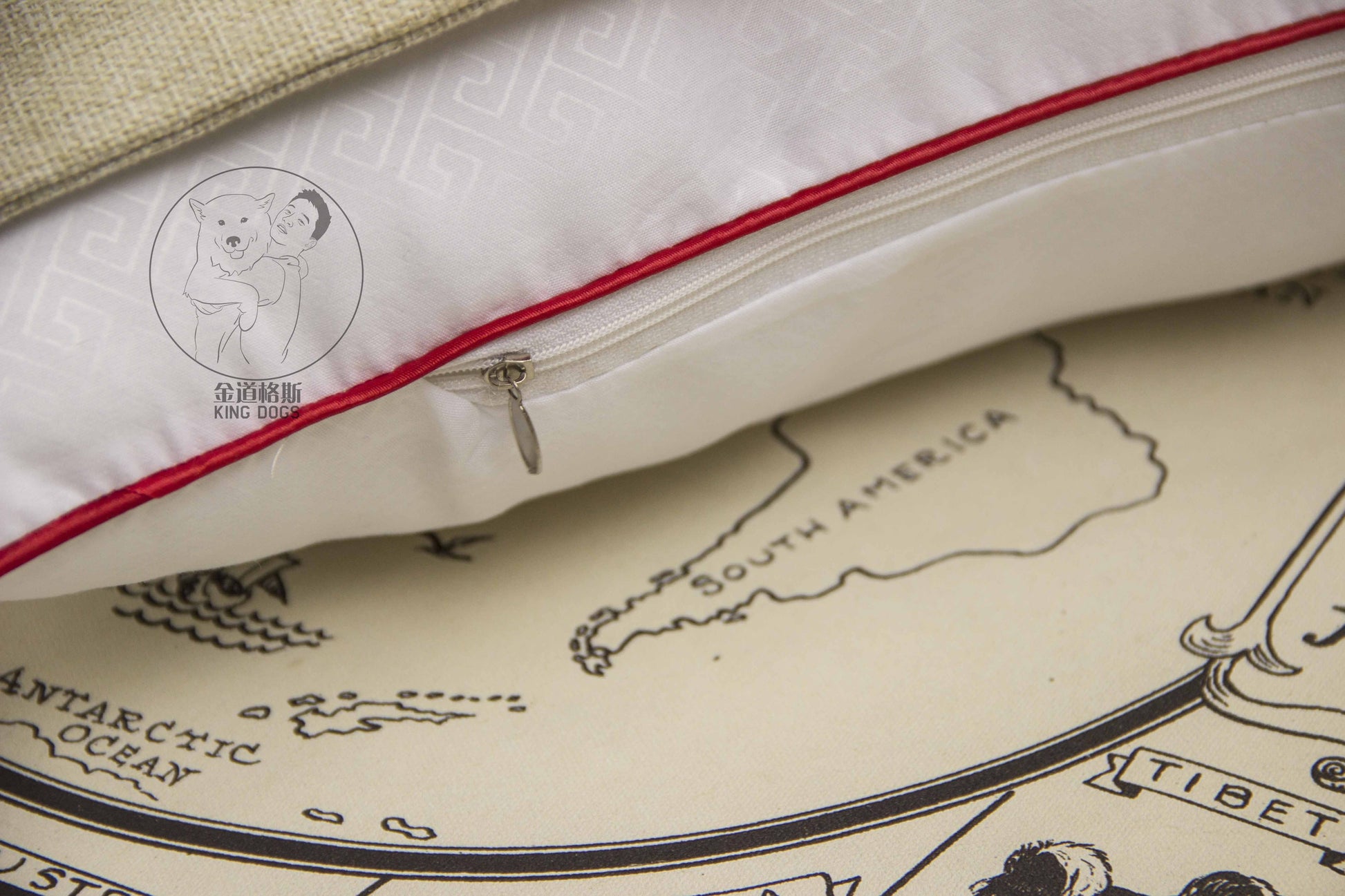 KTX-286611 Memory Foam Cushion Cover Pillow - American Style, 45x45cm