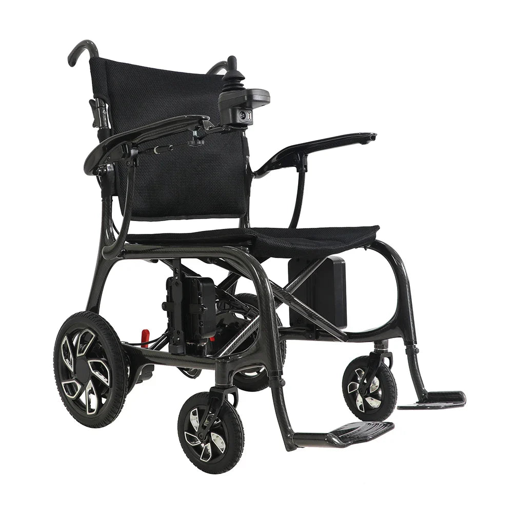 KTX-286675 Lightweight Black Electric Wheelchair for Rehabilitation and Physical Therapy