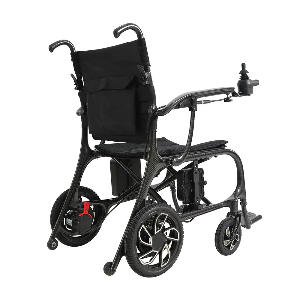 KTX-286675 Lightweight Black Electric Wheelchair for Rehabilitation and Physical Therapy