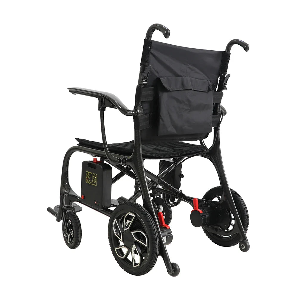 KTX-286675 Lightweight Black Electric Wheelchair for Rehabilitation and Physical Therapy