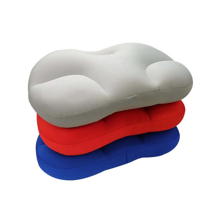 KTX-287635 Microbead Air Ball Pillow - Egg Sleep Design, 20in x 12in x 4in, Polyester and Cotton Construction