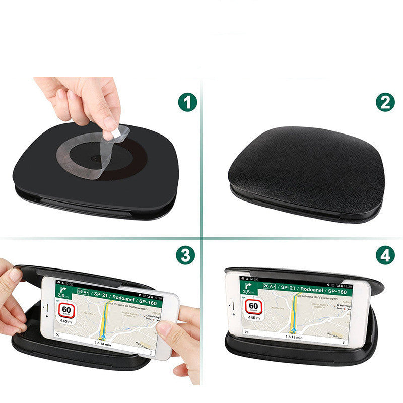 KTX-289171 Multi-Function Center Console Navigation Support with Suction Cup Installation – Available in Black and Gray Options