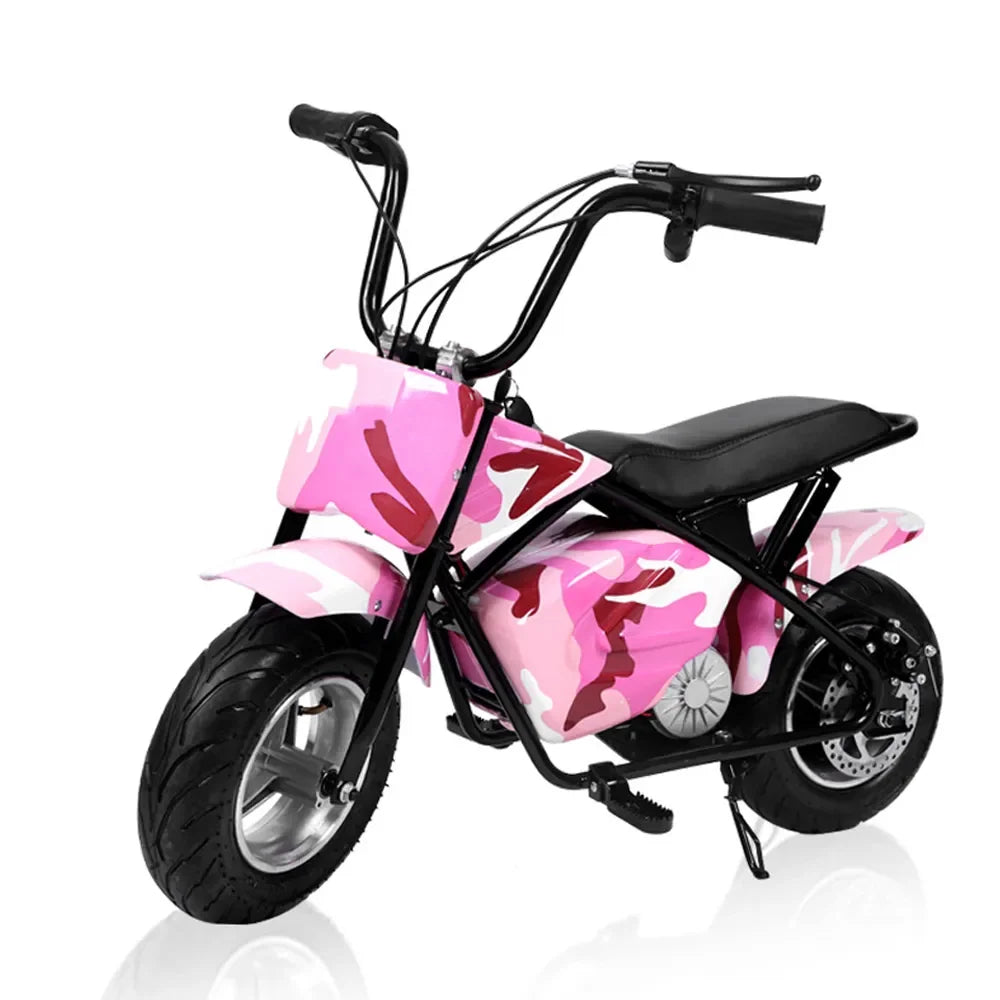 KTX-289683 Lightweight 24V Electric Mini Bike for Kids - Off-Road Motorcycle with 350W Motor, 70kg Max Load and Disc Brake