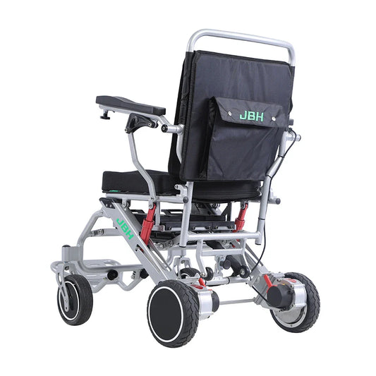 KTX-290131 180W*2 Electric Wheelchair with Removable Battery for Elderly Travel, Aluminum Alloy Frame, 20km Range