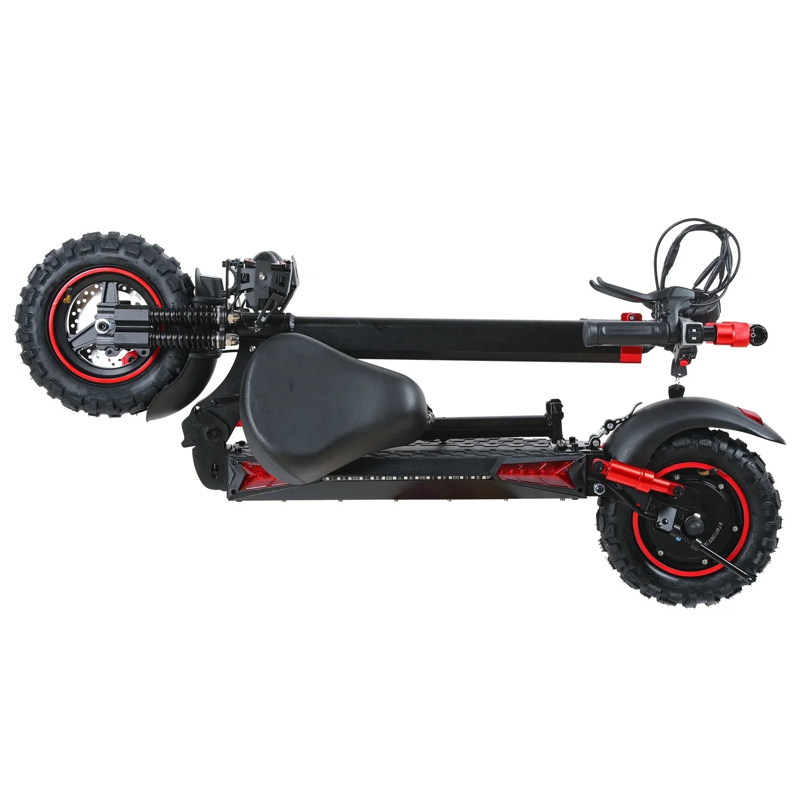 KTX-290131 Foldable Electric Scooter for Adults with 1200W Motor, Off-Road Tires, Dual Disc Brakes, and Waterproof Design