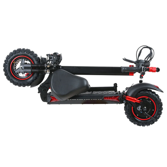 KTX-290131 Foldable Electric Scooter for Adults with 1200W Motor, Off-Road Tires, Dual Disc Brakes, and Waterproof Design