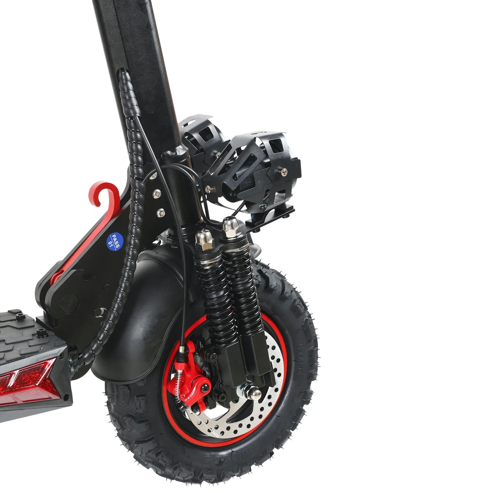 KTX-290131 Foldable Electric Scooter for Adults with 1200W Motor, Off-Road Tires, Dual Disc Brakes, and Waterproof Design