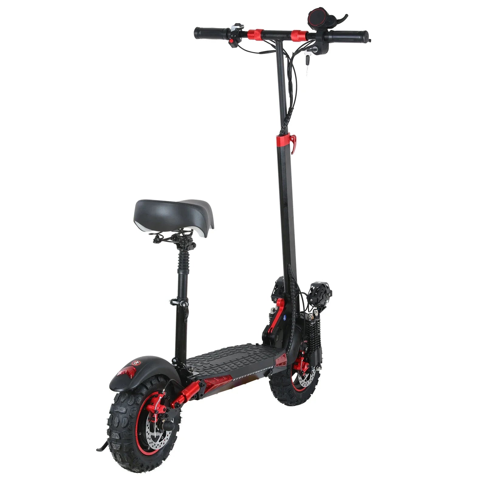 KTX-290131 Foldable Electric Scooter for Adults with 1200W Motor, Off-Road Tires, Dual Disc Brakes, and Waterproof Design