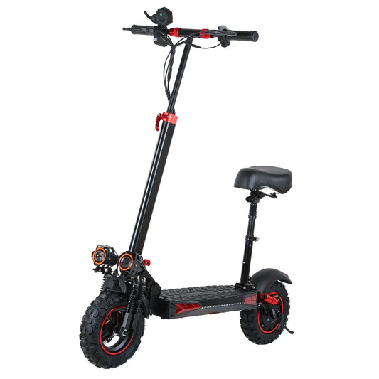 KTX-290131 Foldable Electric Scooter for Adults with 1200W Motor, Off-Road Tires, Dual Disc Brakes, and Waterproof Design