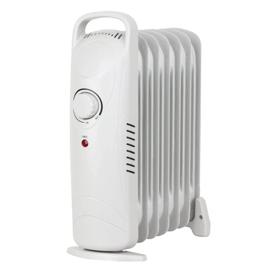 KTX-291027 Portable Electric Oil Filled Radiator Heater with Adjustable Thermostat and Safety Features