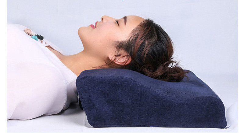KTX-291091 Memory Foam Cervical Spine Support Pillow for Elderly - Anti-Snoring and Anti-Falling Design