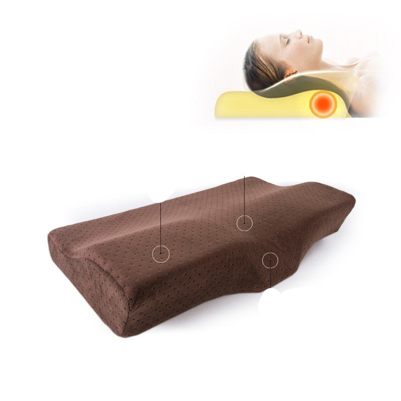 KTX-291091 Memory Foam Cervical Spine Support Pillow for Elderly - Anti-Snoring and Anti-Falling Design