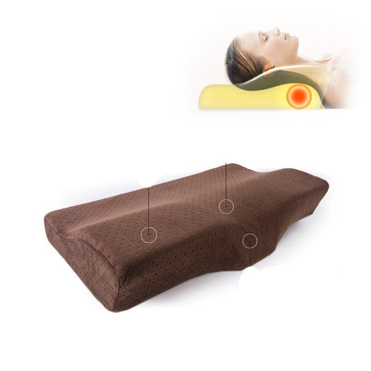 KTX-291091 Memory Foam Cervical Spine Support Pillow for Elderly - Anti-Snoring and Anti-Falling Design