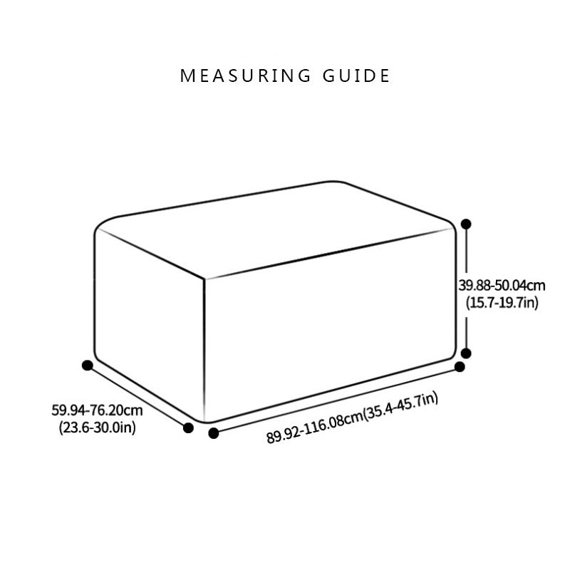 KTX-296915 Elastic Non-Slip Sofa Cover for Single Seat - American Style with Plant and Flower Pattern