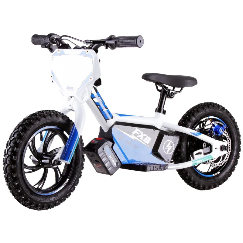 KTX-297427 Electric Two-Wheel Bicycle with 250W Brushless Motor and 36V Lithium Battery for Kids, 12" Off-Road Wheels