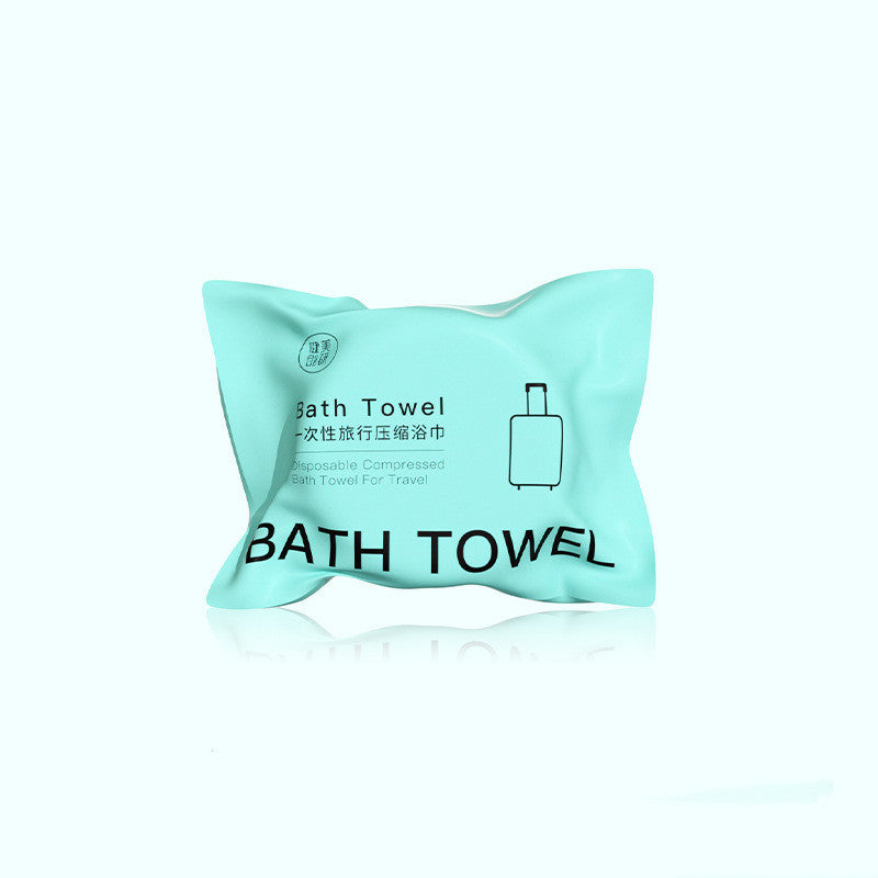 KTX-298579 Portable Disposable Thickened Compressed Bath Towel – Travel-Friendly Size and Long-Lasting Softness