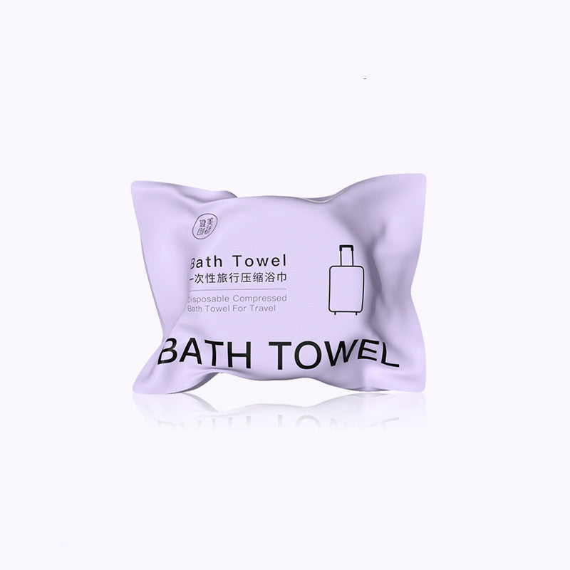 KTX-298579 Portable Disposable Thickened Compressed Bath Towel – Travel-Friendly Size and Long-Lasting Softness