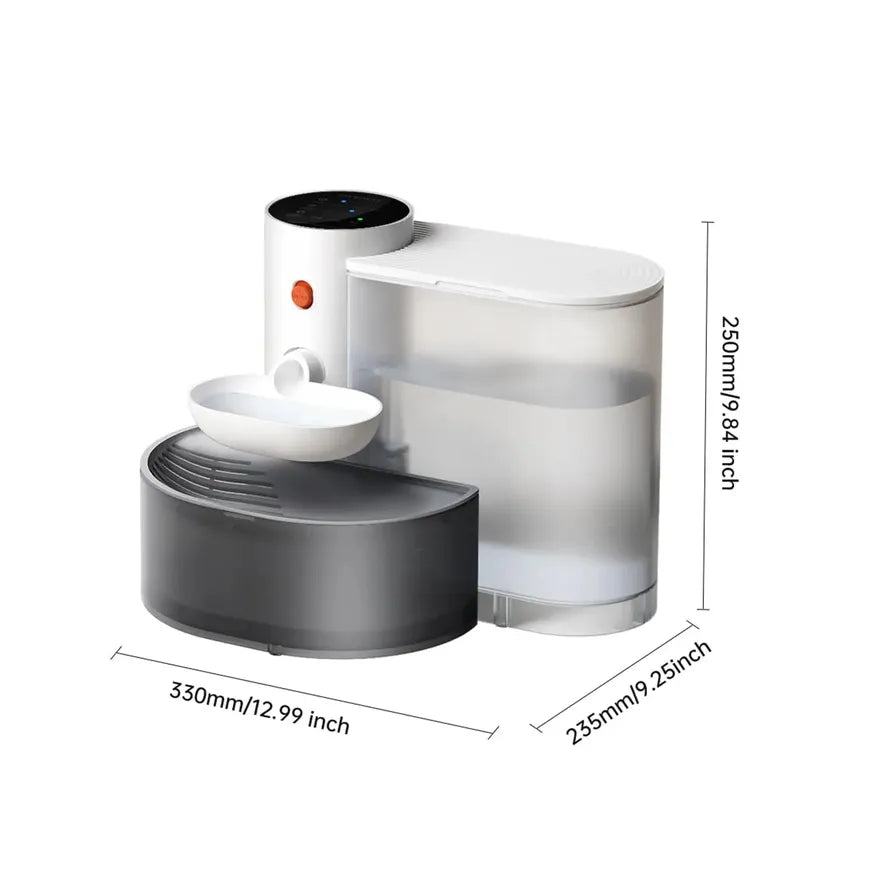KTX-299923 Wireless Automatic Cat Water Fountain with Rechargeable Dispenser for Pet Hydration