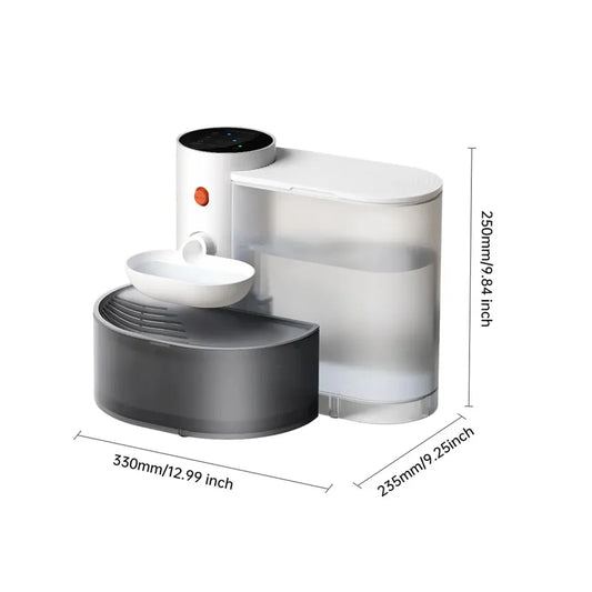 KTX-299923 Wireless Automatic Cat Water Fountain with Rechargeable Dispenser for Pet Hydration