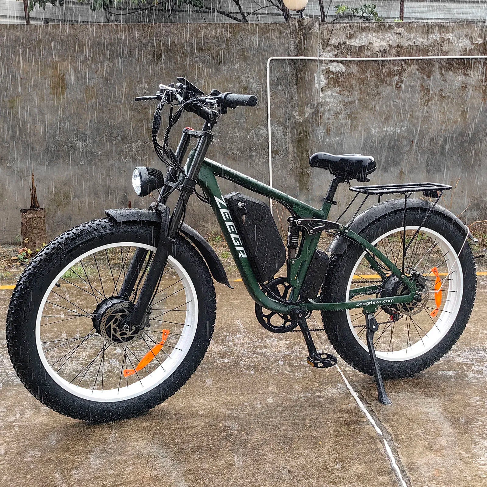 KTX-301011 48V 22.4Ah 2000W Full Suspension Electric Bicycle with 7 Speed Gears and Hydraulic Disc Brakes - 26 Inch