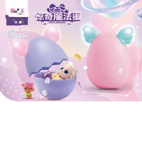 KTX-301139 Magic Egg Surprise Toy - Movie & TV Theme Demolition Transformation Doll Blind Box for Children