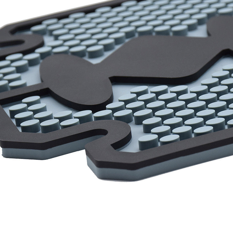 KTX-301139 Professional Non-Slip Hairdressing Mat for Salon Tools - 44.1CM x 19.6CM