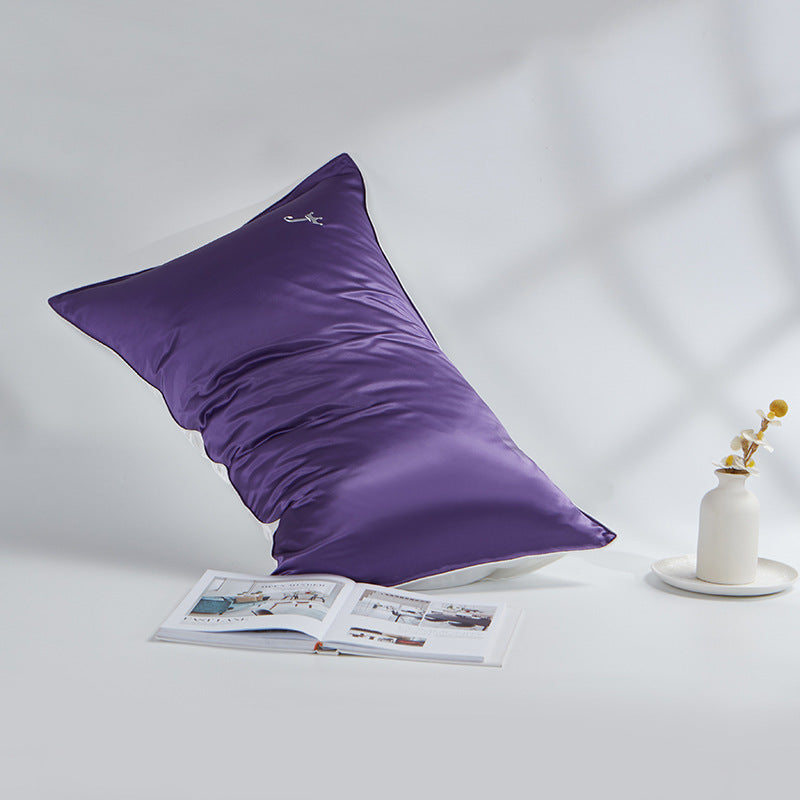 KTX-301267 Double-Sided Mulberry Silk Pillowcase - 19M Sizes Available, Zipper and Envelope Styles