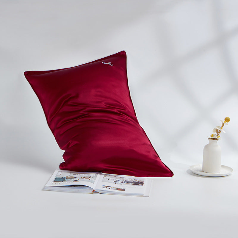 KTX-301267 Double-Sided Mulberry Silk Pillowcase - 19M Sizes Available, Zipper and Envelope Styles