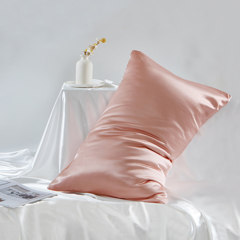 KTX-301267 Double-Sided Mulberry Silk Pillowcase - 19M Sizes Available, Zipper and Envelope Styles