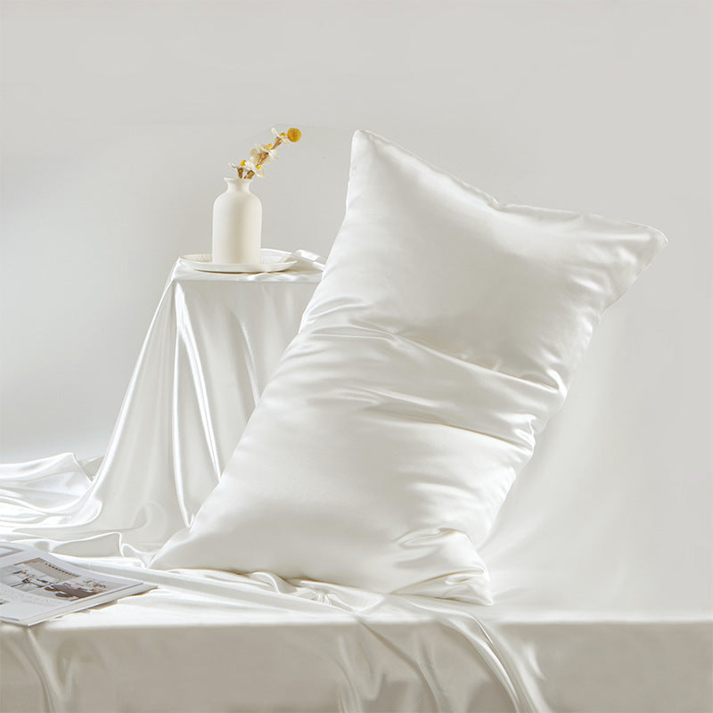 KTX-301267 Double-Sided Mulberry Silk Pillowcase - 19M Sizes Available, Zipper and Envelope Styles