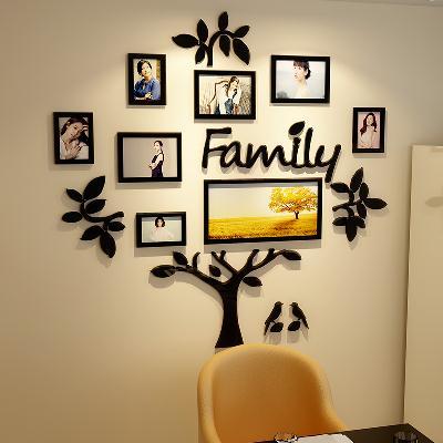 KTX-301395 3D Wall Sticker Photo Frame Tree Design - Acrylic Plant Flowers - Various Sizes Available