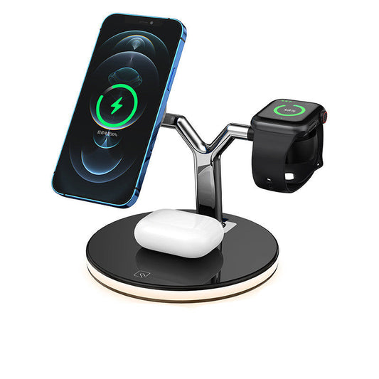 KTX-301523 15W Three-in-One Fast Magnetic Wireless Charger with Type-C Interface