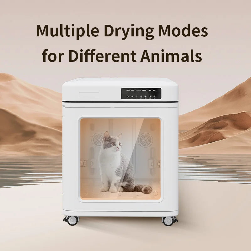 KTX-301715 Large Eco-Friendly Pet Hair Drying Box 100L for Dogs and Cats with Adjustable Temperature and Timing