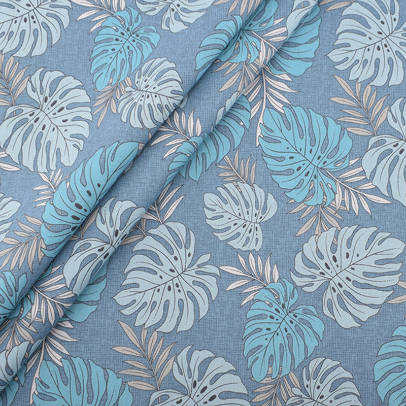 KTX-302291 Cotton Twill Floral Fabric Set - 8 Pieces of Printed Home Textile Material