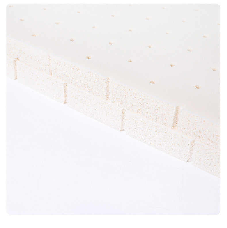 KTX-302291 Natural Latex Heightening Pillow Pad - Breathable Cotton Cover, Comfortable Support, 60x40cm / 60x35cm