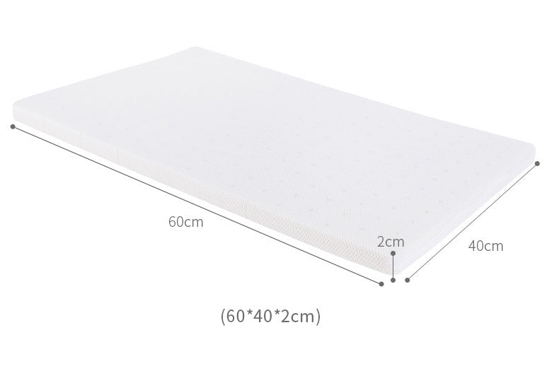 KTX-302291 Natural Latex Heightening Pillow Pad - Breathable Cotton Cover, Comfortable Support, 60x40cm / 60x35cm