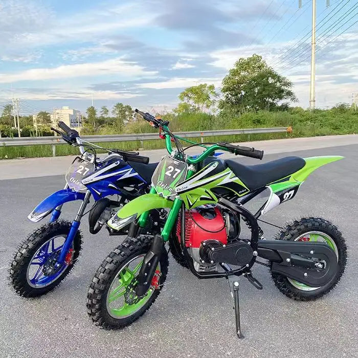 KTX-303187 49cc Off-Road Dirt Bike Moped with 30KM/H Speed, 2-Stroke Engine and Disc Brakes