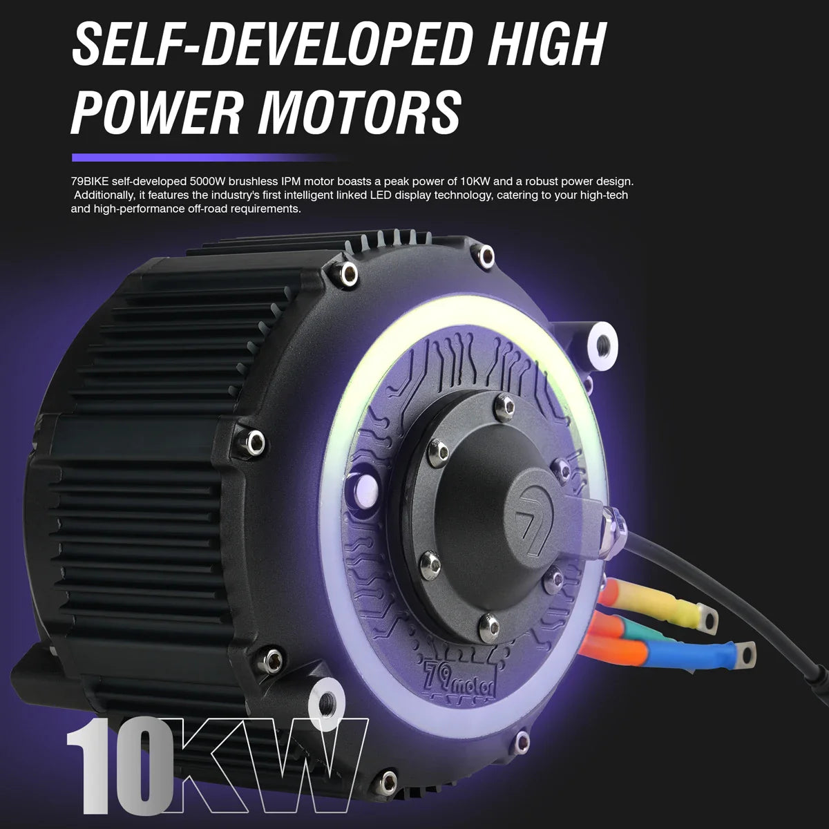 KTX-303315 79Bike Falcon Pro Electric Dirt Bike 8500W 72V Off-Road Motorcycle with 90km/h Top Speed