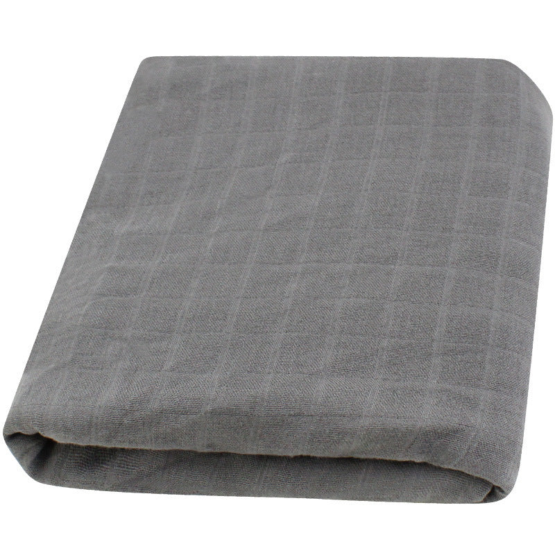 KTX-304083 Double-Layer Cotton Bamboo Gauze Quilt Blanket - Soft, Lightweight, 120x120cm