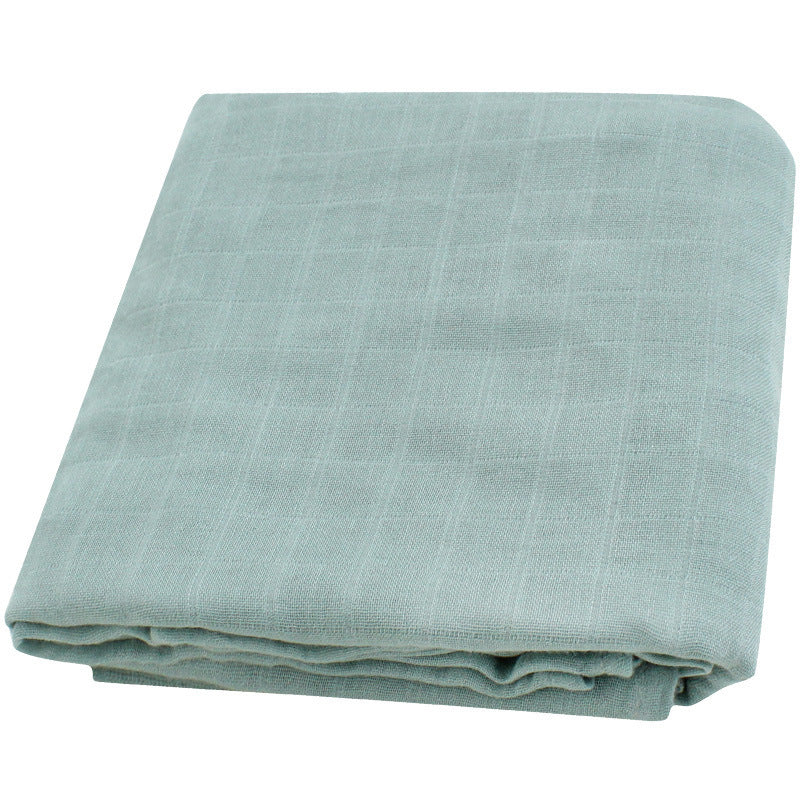 KTX-304083 Double-Layer Cotton Bamboo Gauze Quilt Blanket - Soft, Lightweight, 120x120cm