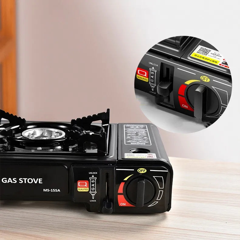 KTX-304275 Portable Manual Butane Gas Stove for Indoor and Outdoor Cooking, Customisable Logo Options