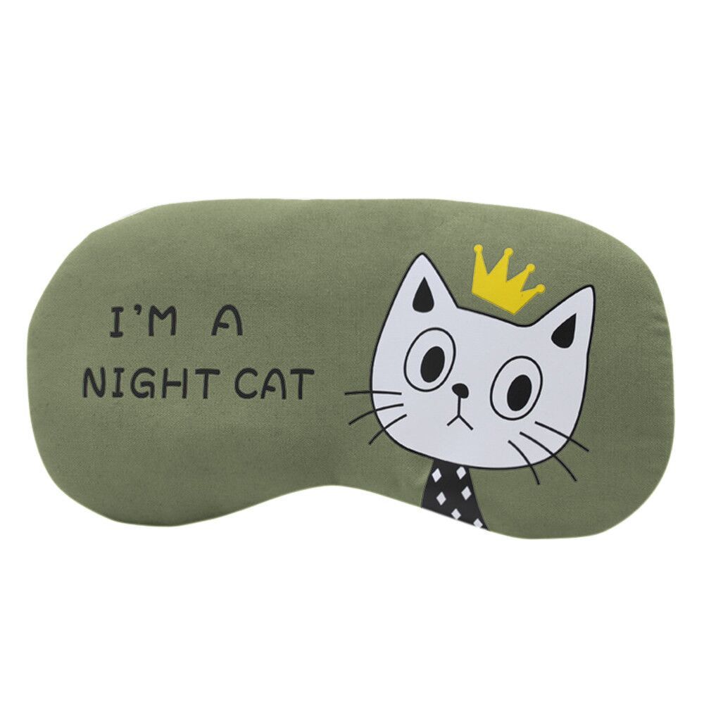 KTX-304595 Cartoon Blackout Eye Mask with Ice Pack – Comfortable Sleep and Eye Protection