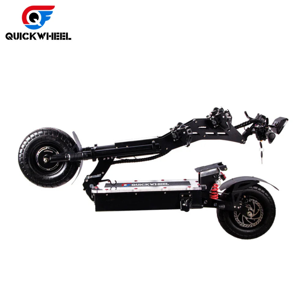 KTX-305939 8000W Off-Road Electric Scooter, Dual Motors, Full Suspension, Waterproof, Foldable, 13-Inch Tires, 100-110km Range