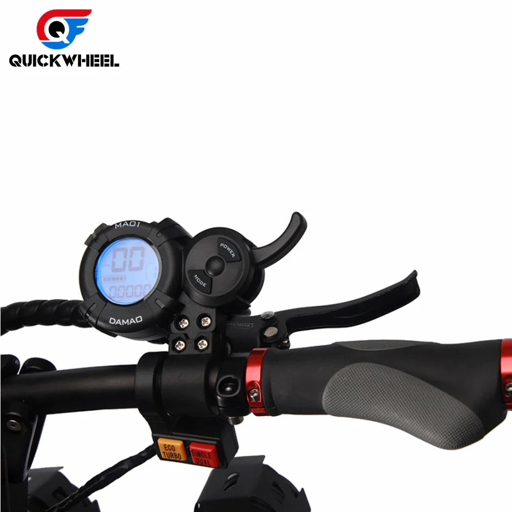 KTX-305939 8000W Off-Road Electric Scooter, Dual Motors, Full Suspension, Waterproof, Foldable, 13-Inch Tires, 100-110km Range