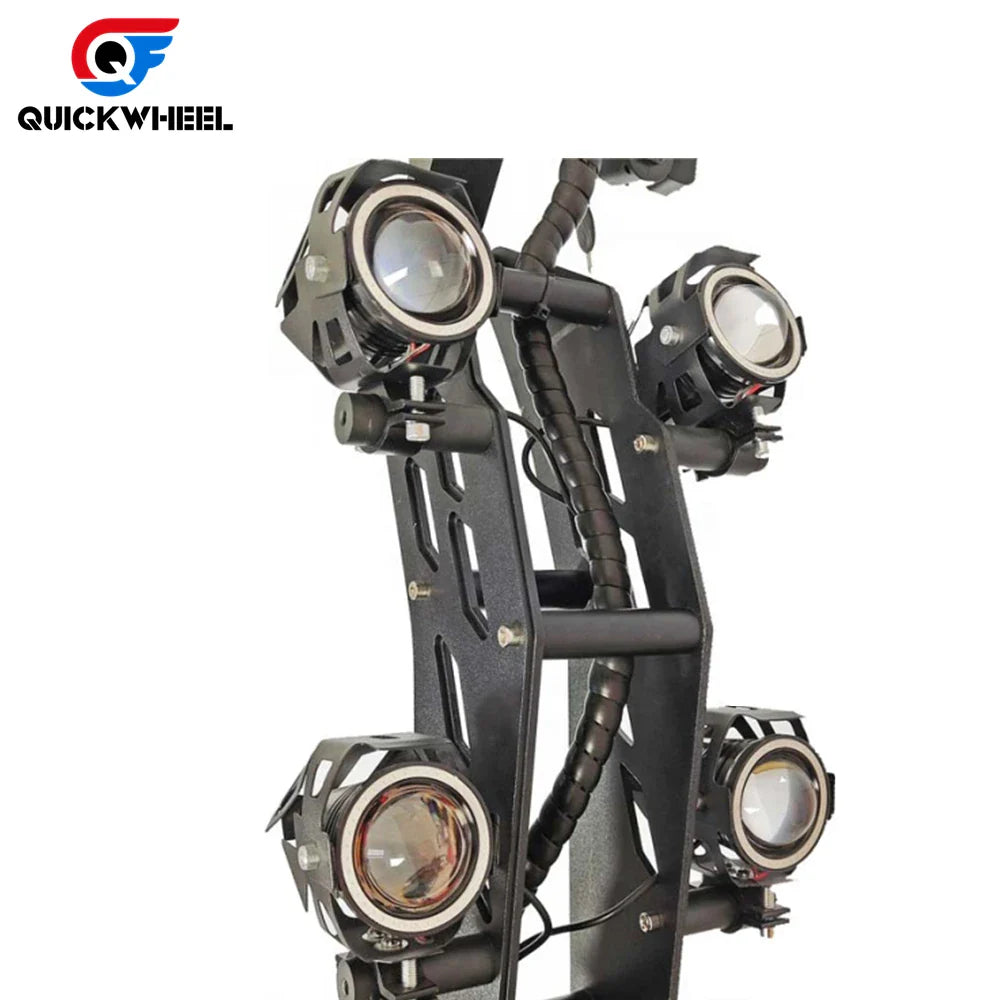 KTX-305939 8000W Off-Road Electric Scooter, Dual Motors, Full Suspension, Waterproof, Foldable, 13-Inch Tires, 100-110km Range