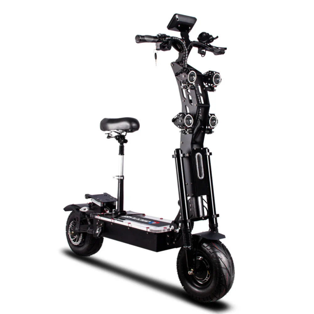 KTX-305939 8000W Off-Road Electric Scooter, Dual Motors, Full Suspension, Waterproof, Foldable, 13-Inch Tires, 100-110km Range