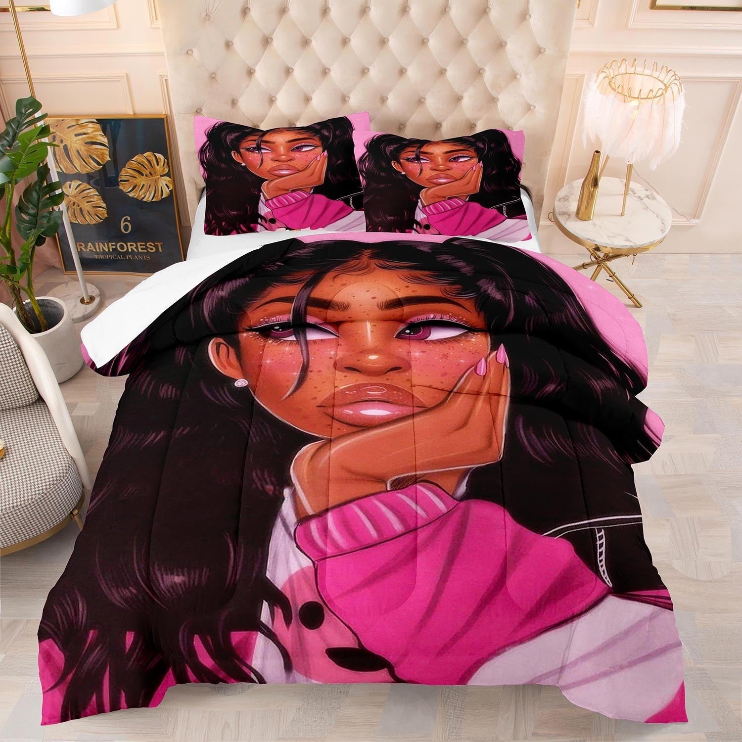 KTX-306067 Digital Printed Polyester Quilt for Summer - 200 x 230 cm