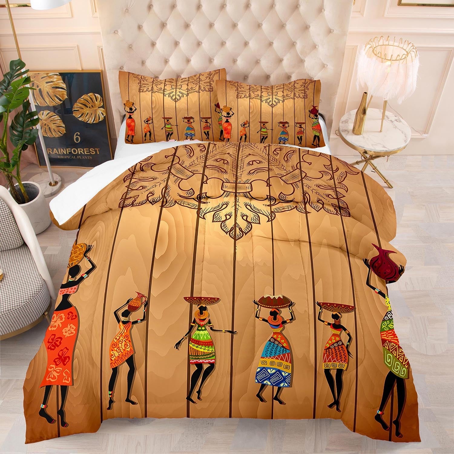 KTX-306067 Digital Printed Polyester Quilt for Summer - 200 x 230 cm